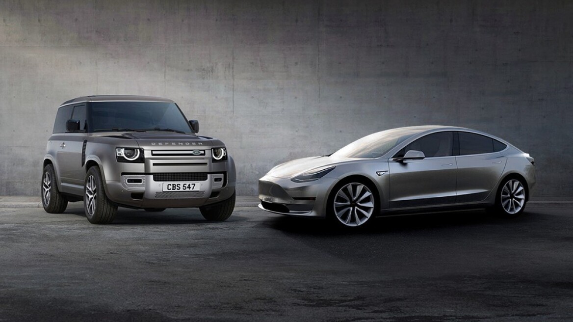 Οι Jaguar Land Rover και Tesla ενώνουν τις δυνάμεις τους