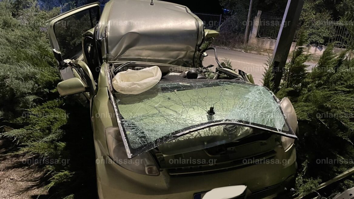 Τροχαίο δυστύχημα στη Λάρισα - Ένας νεκρός