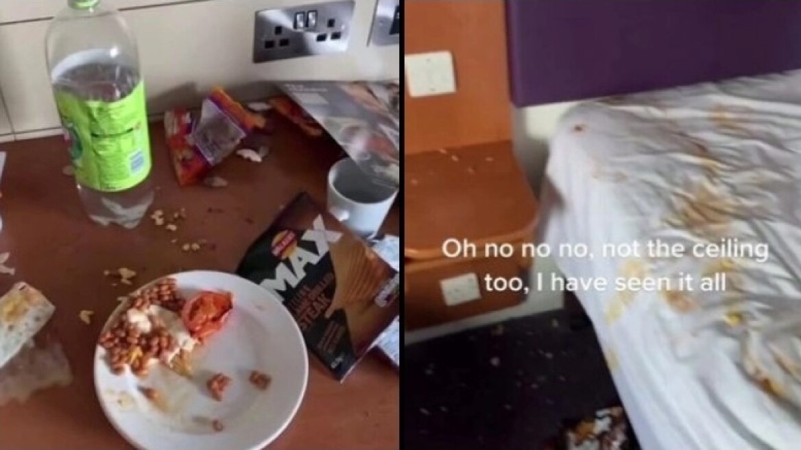 Το viral video με το πόσο χάλια άφησαν πελάτες ξενοδοχείου το δωμάτιό τους (vid)