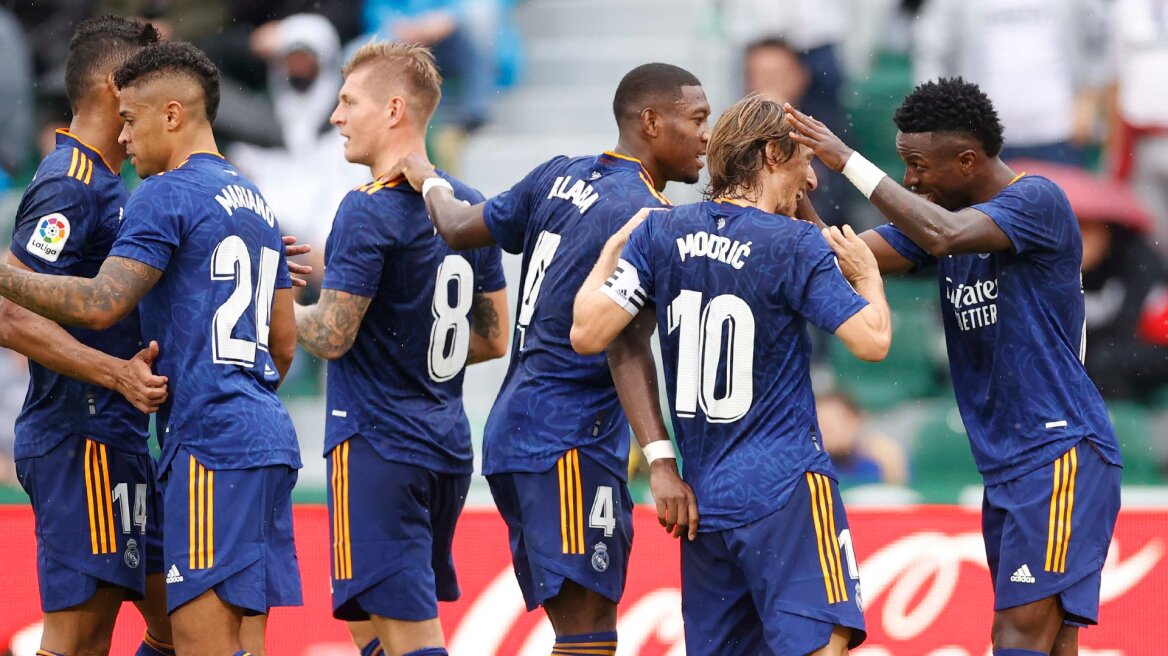 La Liga, Έλτσε-Ρεάλ Μαδρίτης 1-2: Ο Βινίσιους «ντύθηκε» Μπενζεμά - Δείτε τα γκολ