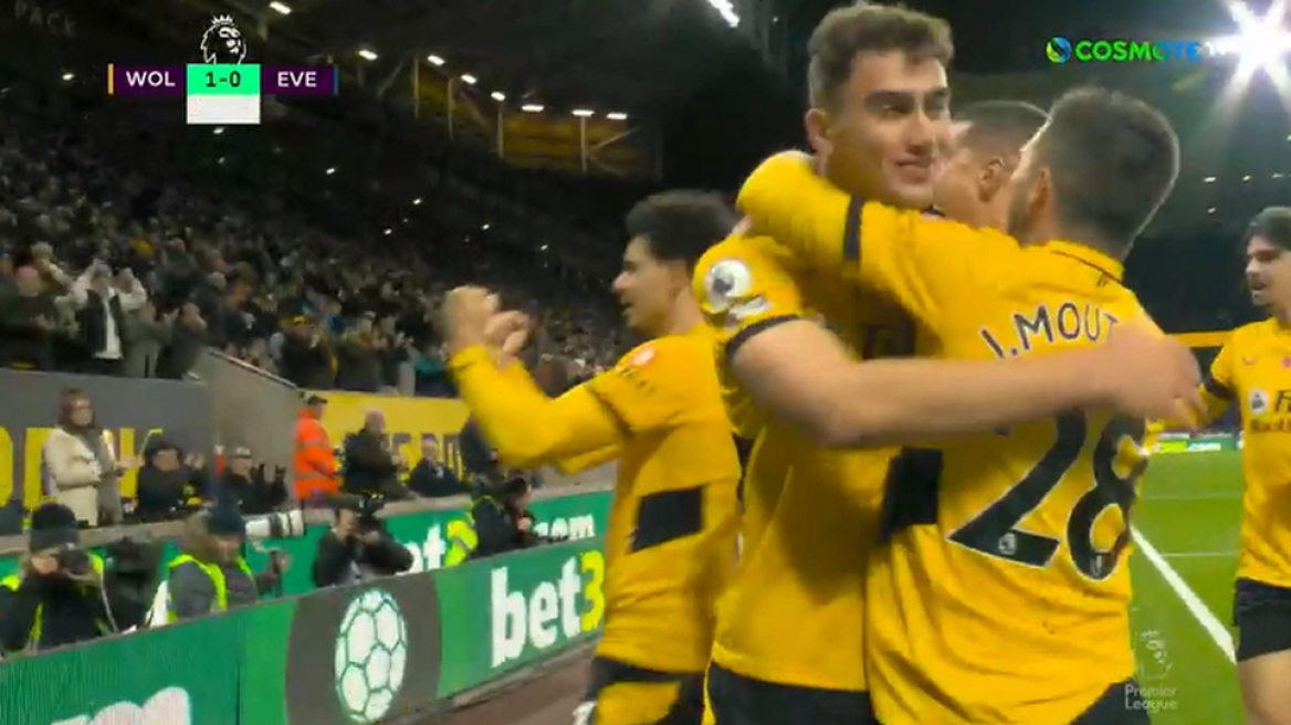 Γουλβς - Εβερτον 2-1: Συνεχίζουν να... δαγκώνουν οι Λύκοι (vid)