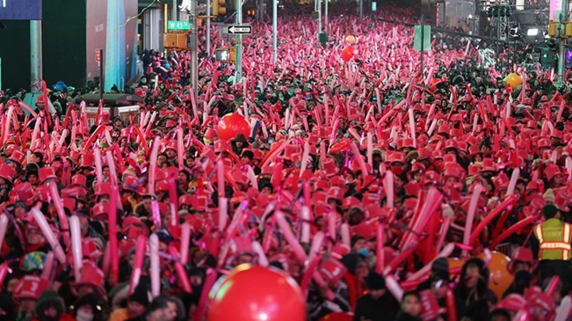 Μόνο για εμβολιασμένους η παραμονή Πρωτοχρονιάς στην Times Square της Νέας Υόρκης