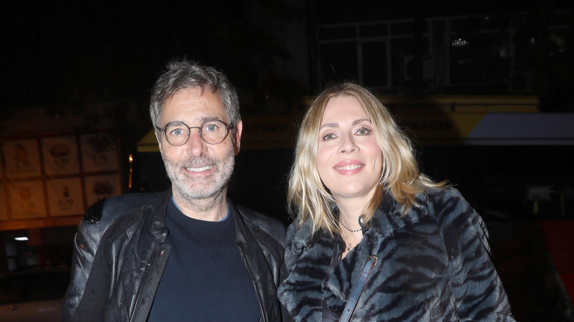 Σμαράγδα Καρύδη - Θοδωρής Αθερίδης: Χαμογελαστοί σε νυχτερινή έξοδο (εικόνες)