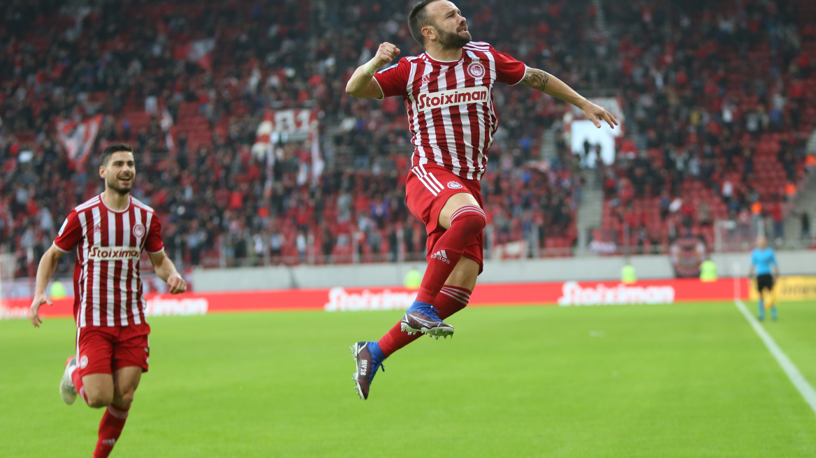 Super League 1, Ολυμπιακός–Βόλος 2-1: Πήρε το θρίλερ με γκολ-μαγεία του Βαλμπουενά