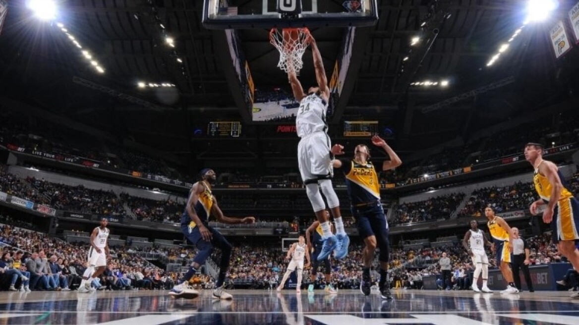 Πέισερς-Μπακς 100-118: Με... σπασμένα φρένα Γιάννης και Μπακς, 7η σερί νίκη