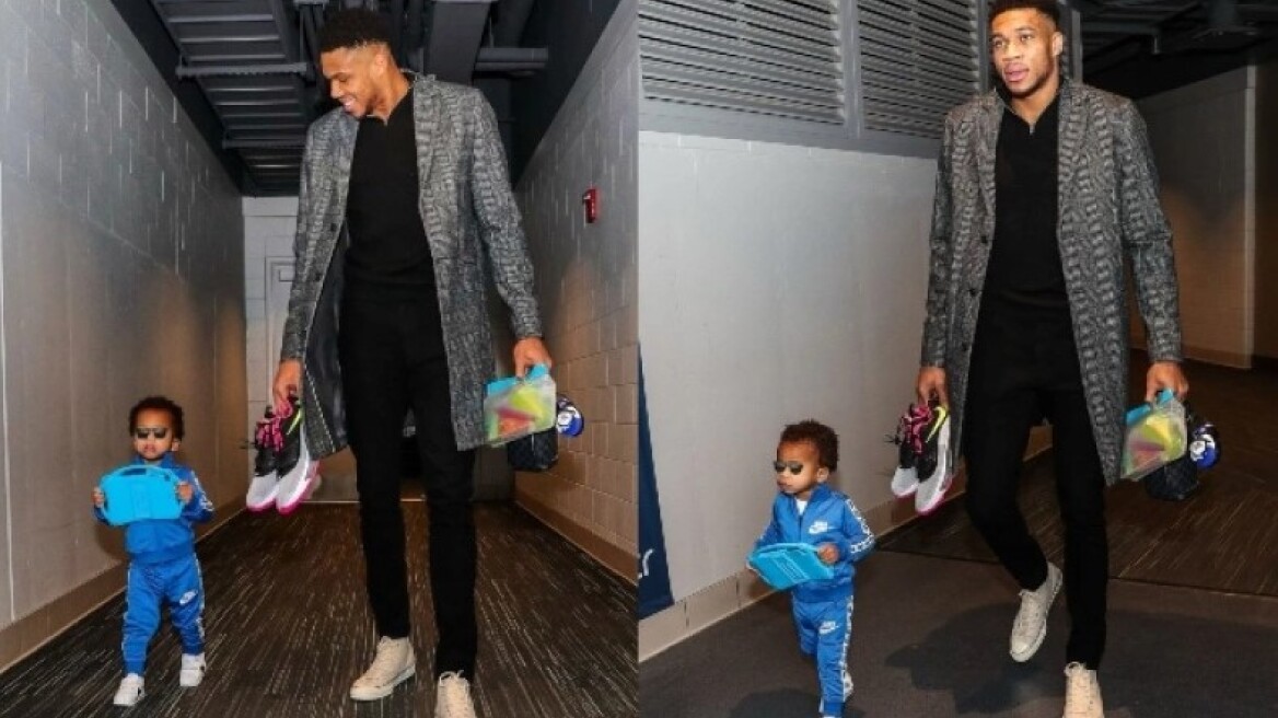 Αντετοκούνμπο: Ο Γιάννης πήγε γήπεδο παρέα με τον γιο του