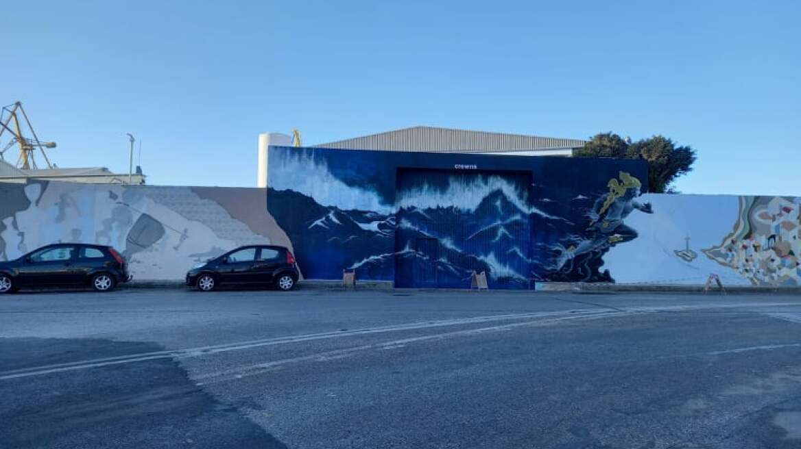 Η ιστορία της Σύρου σε ένα γκράφιτι