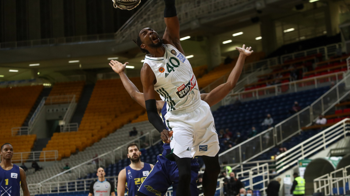 Basket League, ΠΑΟ-Λαύριο 102-83: Ξέσπασε με κορυφαίο τον Έβανς, αλλά έχασε τον Νέντοβιτς