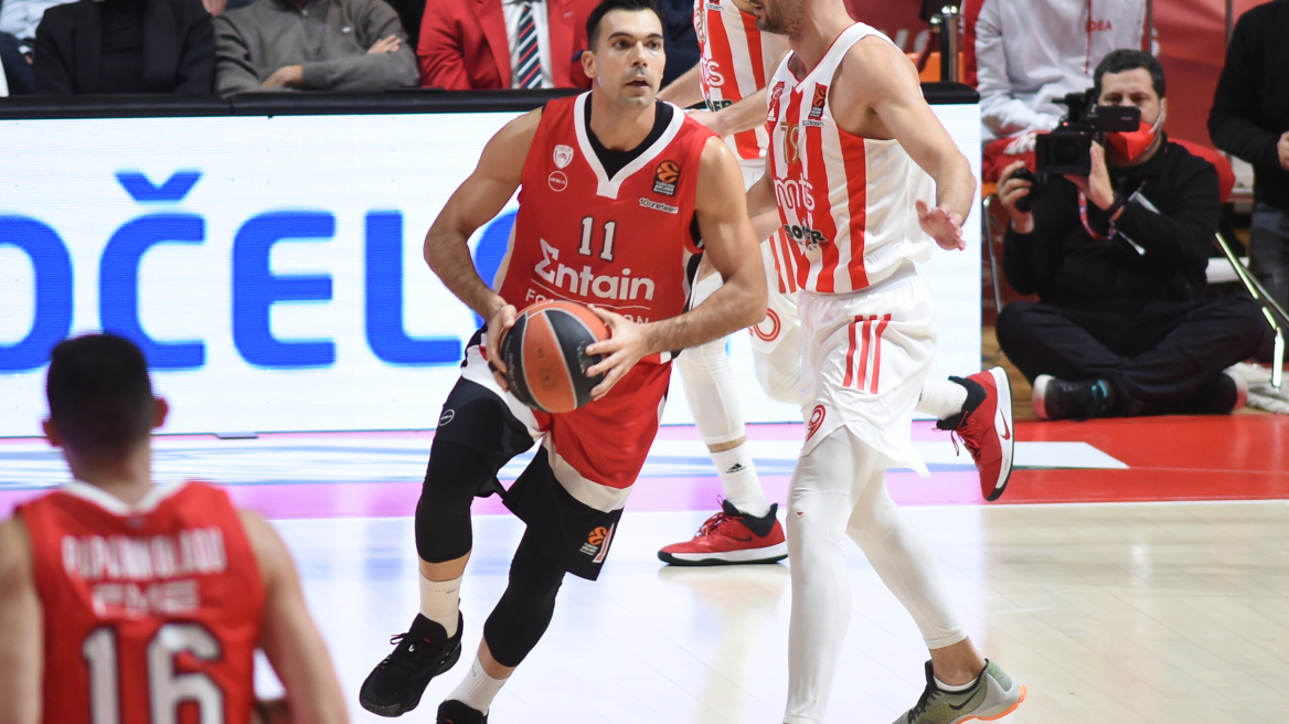 Euroleague, Ερυθρός Αστέρας-Ολυμπιακός 81-76: Του έκοψε τη φόρα