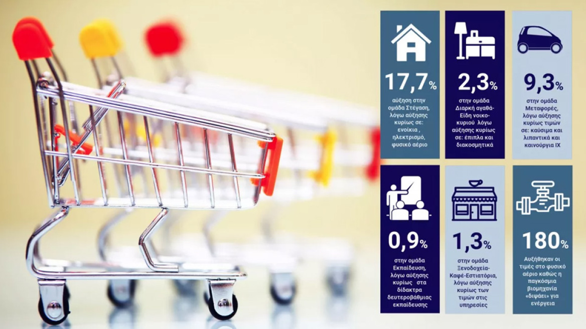 Κύμα ακρίβειας σαρώνει την αγορά (infographic)