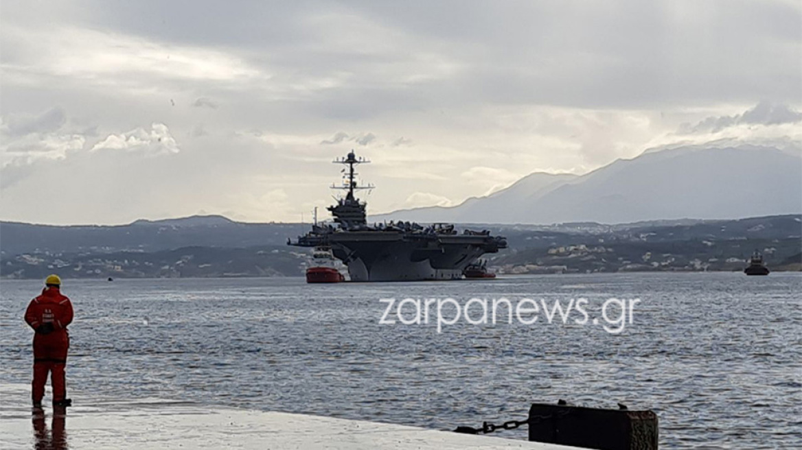 Στη Σούδα κατέπλευσε το αμερικανικό αεροπλανοφόρο Harry S. Truman