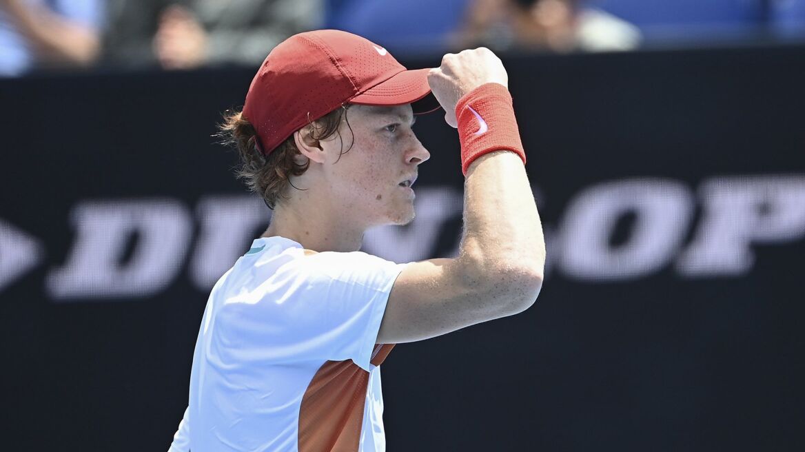 Australian Open: Υπόκλιση  Σίνερ στον Στέφανο Τσιτσιπά 