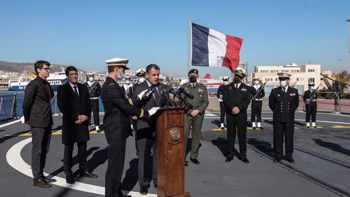 Παναγιωτόπουλος: Στόχος η ανάπτυξη κοινής στρατηγικής κουλτούρας μεταξύ Ενόπλων Δυνάμεων Ελλάδας και Γαλλίας