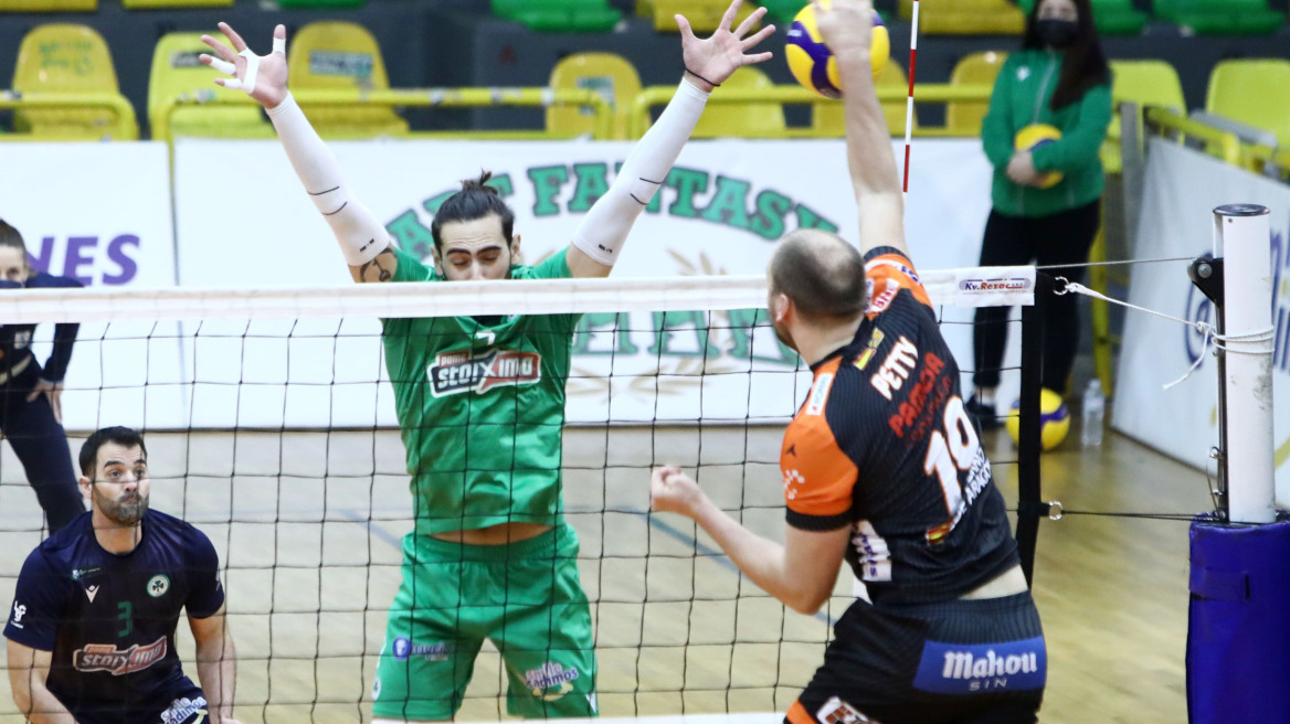 Challenge Cup Βόλεϊ, Παναθηναϊκός-Τερουέλ 3-1: Έβαλε βάσεις πρόκρισης