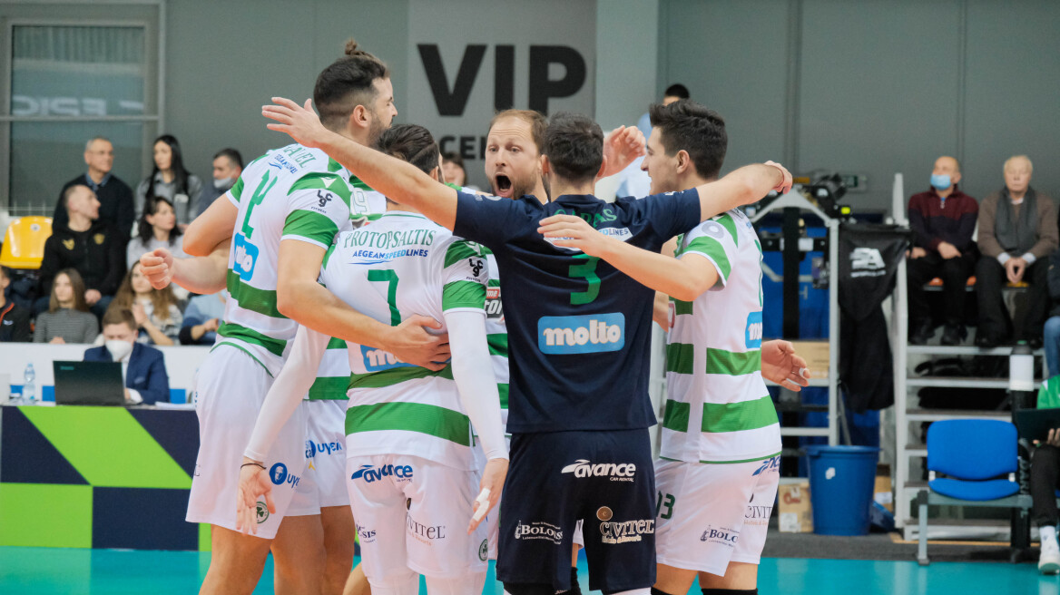 Ο Παναθηναϊκός προκρίθηκε στα ημιτελικά του Challenge Cup βόλεϊ ανδρών