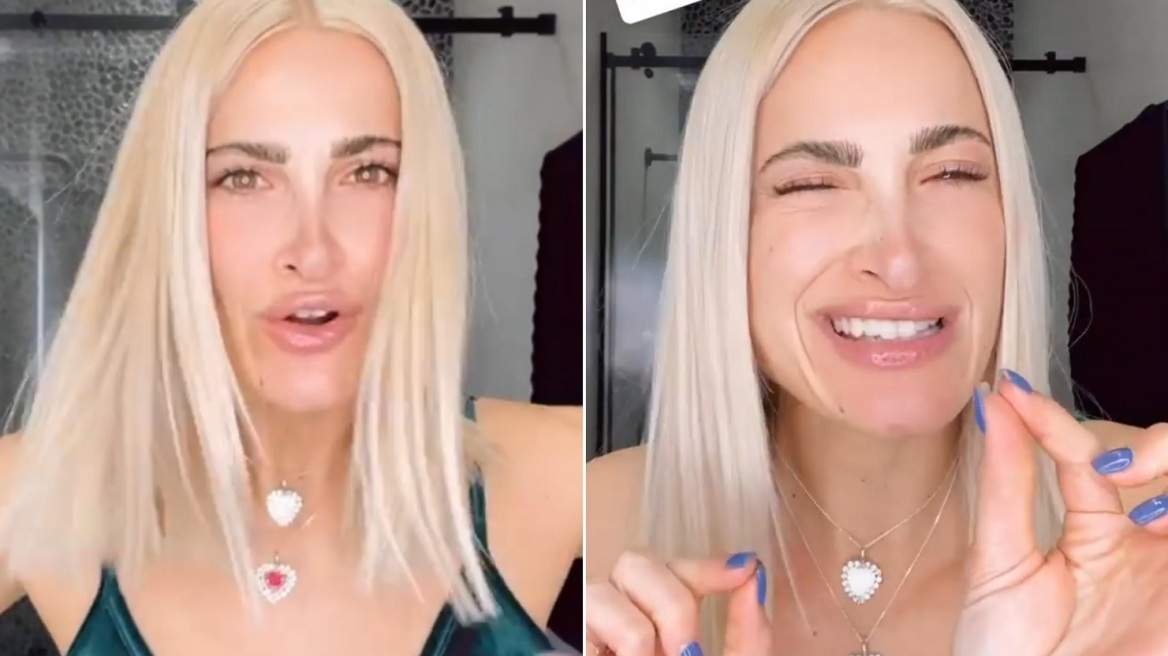 Η Ιωάννα Τούνη έγινε και πάλι ξανθιά