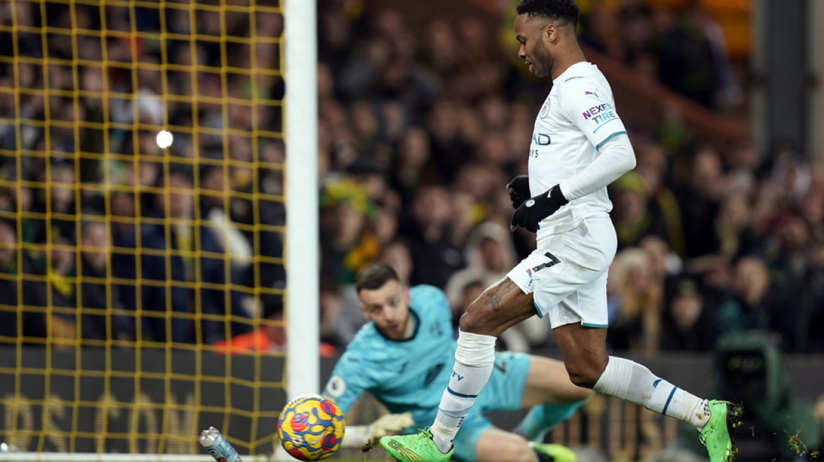 Premier League, Νόριτς - Μάντσεστερ Σίτι 0-4: Εύκολα κι ωραία με χατ τρικ Στέρλινγκ!