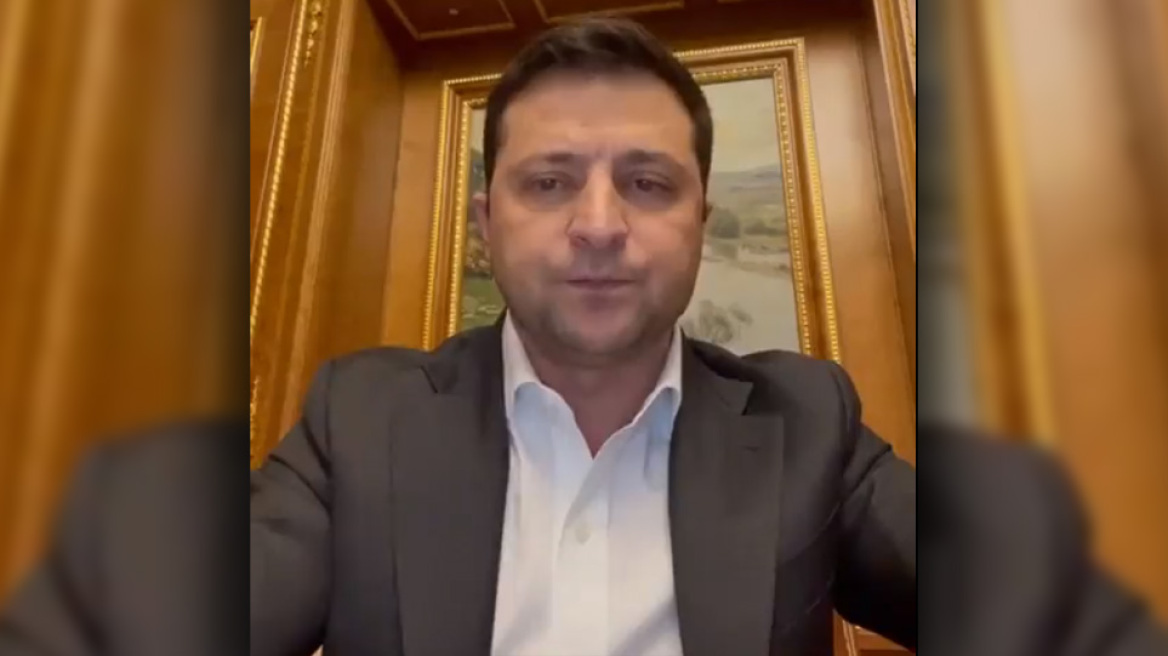 Εισβολή στην Ουκρανία: «Η Ρωσία μας επιτέθηκε όπως η ναζιστική Γερμανία στον Β' Παγκόσμιο» είπε ο Ζελένσκι