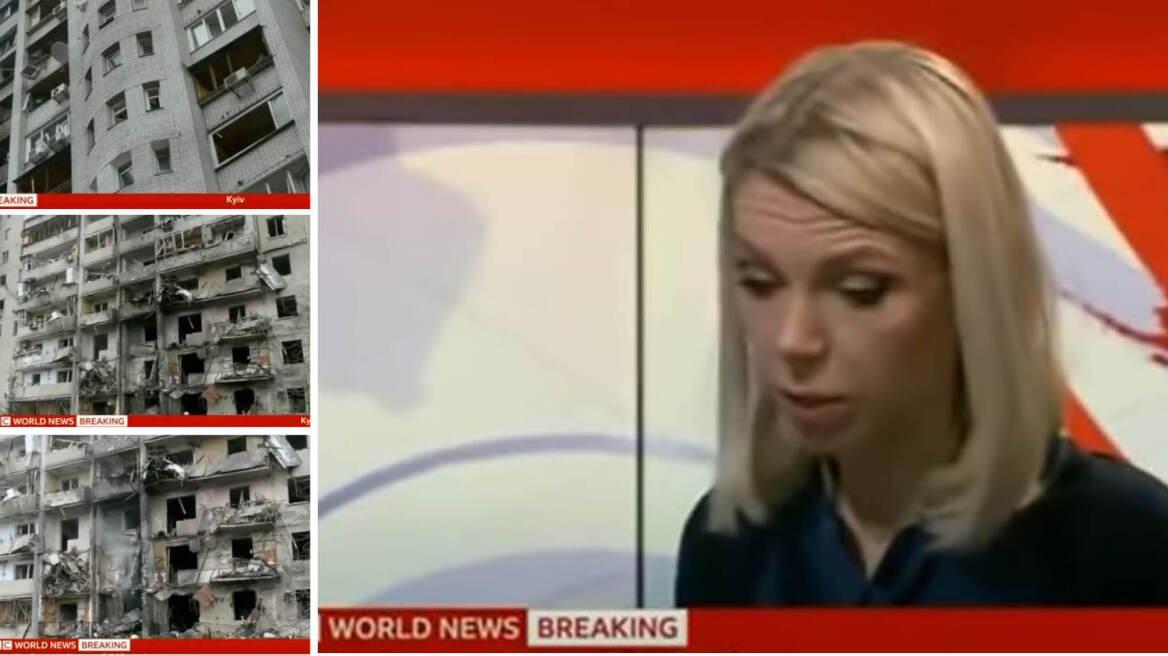 Πόλεμος στην Ουκρανία: Δημοσιογράφος του BBC βλέπει σε ζωντανή μετάδοση το βομβαρδισμένο σπίτι της στο Κίεβο