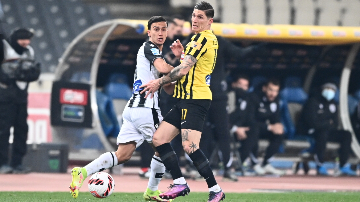 Super League 1, ΑΕΚ - ΠΑΟΚ 1-1: Ανίκανη να κερδίσει παίζοντας με παίκτη παραπάνω για 70 λεπτά - Δείτε τα γκολ