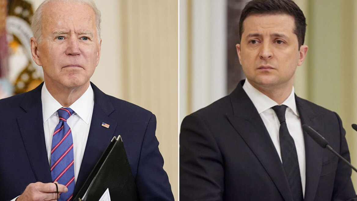 Νέα επαφή Ζελένσκι - Μπάιντεν: Στο τραπέζι η διάθεση πολωνικών μαχητικών στην Ουκρανία