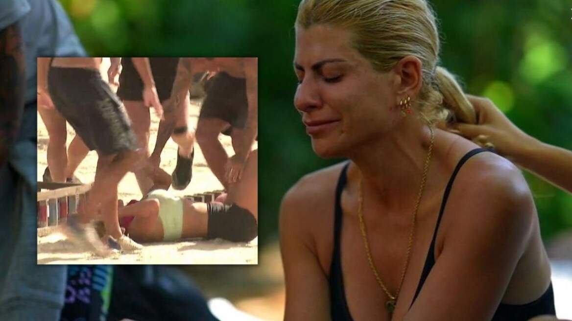 Survivor: Ο τραυματισμός της Ευρυδίκης Παπαδοπούλου στο κεφάλι