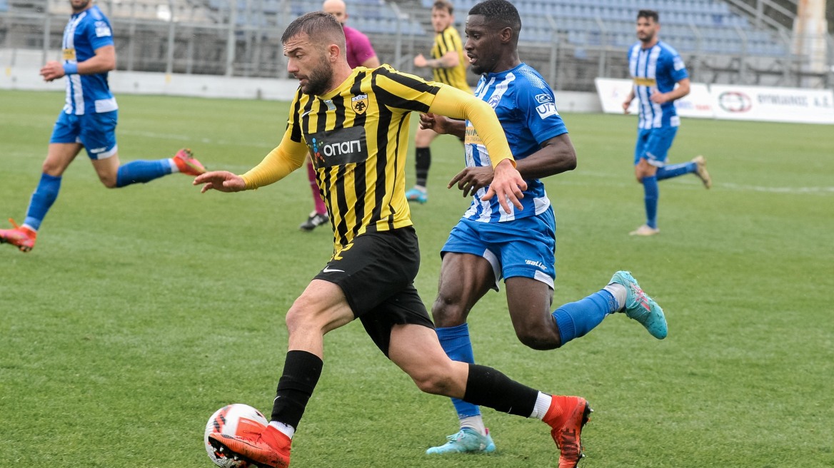 Super League 2, Χανιά - ΑΕΚ Β' 2-1: Νίκη με ανατροπή για τους Κρητικούς 