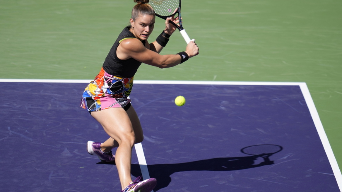 Μαρία Σάκκαρη: Το βράδυ της Πέμπτης ο προημιτελικός στο Indian Wells - Δείτε βίντεο