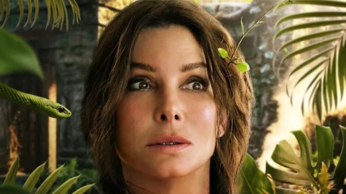 Η Σάντρα Μπούλοκ αβάσταχτα σέξι στη «Χαμένη Πόλη»: Με ολόσωμη, εφαρμοστή φόρμα στη ζούγκλα