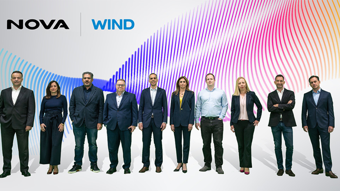 Κοινή διοικητική ομάδα Nova και Wind αναλαμβάνει τη συγχώνευση των δύο εταιρειών  
