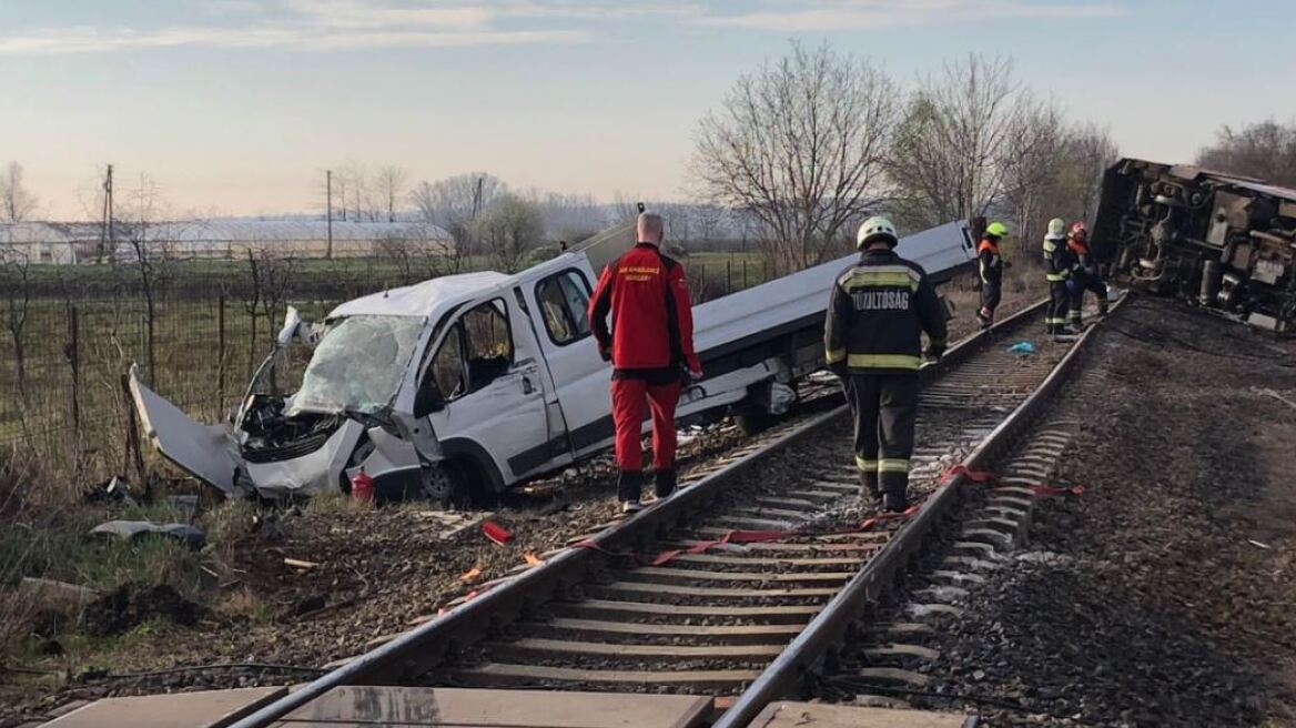 Ουγγαρία: Πέντε νεκροί και 10 τραυματίες από τη σύγκρουση φορτηγού με τρένο