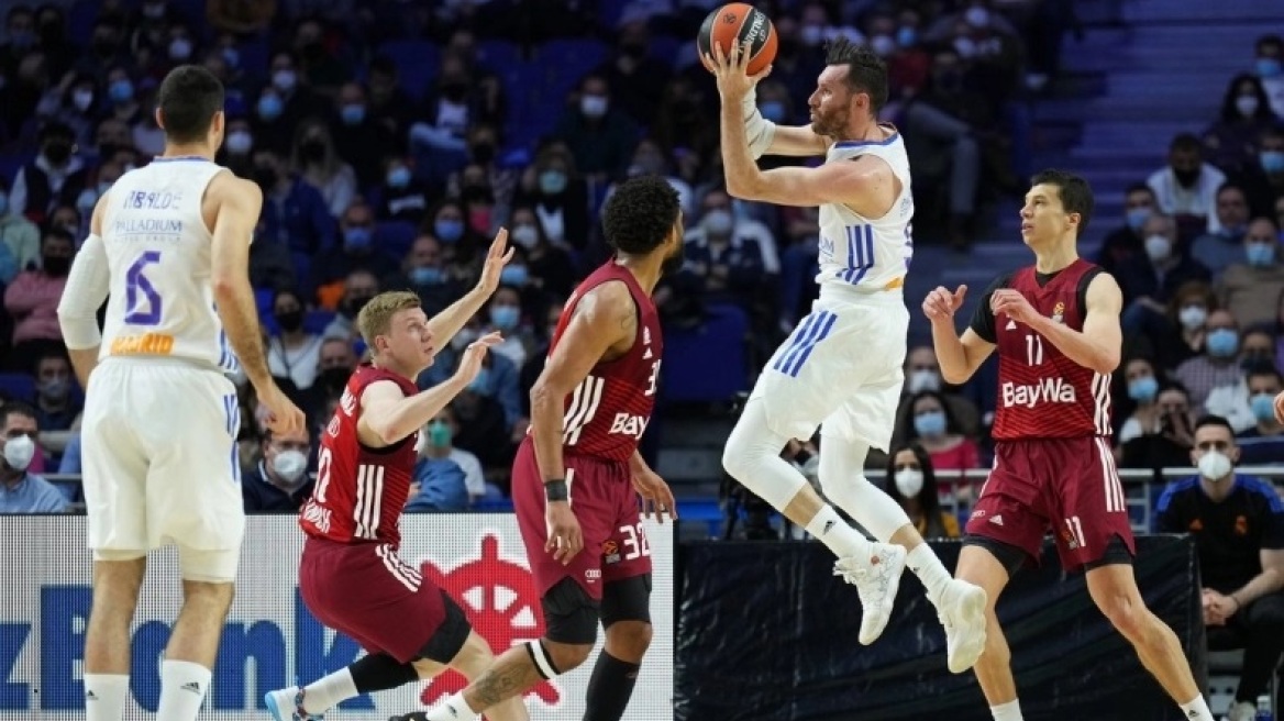 Ρεάλ - Μπάγερν 88-97: Κατέρρευσαν οι Μαδριλένοι, δεύτερος ο Ολυμπιακός και παίζει με Μονακό στα playoffs!