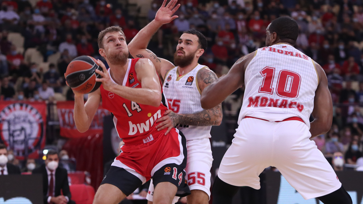 Euroleague: Το πρόγραμμα των αγώνων Ολυμπιακός-Μονακό