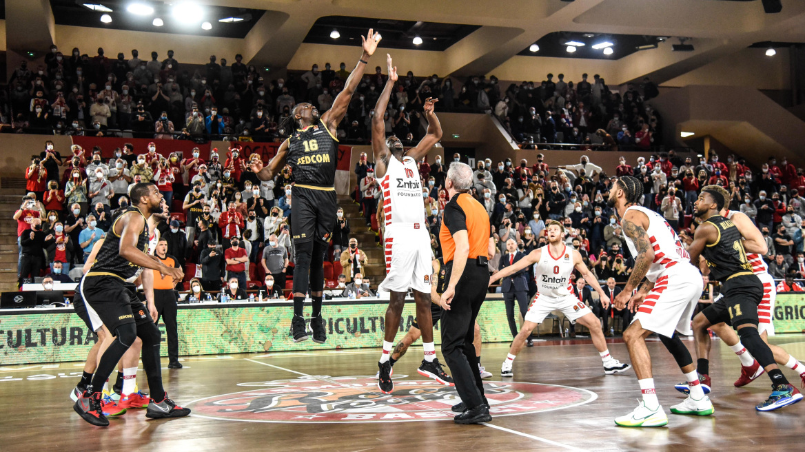 Ολυμπιακός: Με Μονακό στα playoffs της Euroleague