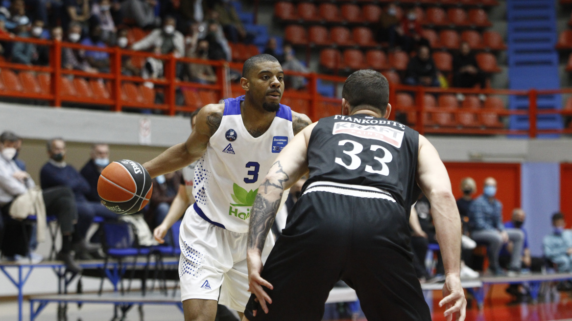 Stoixiam Basket League, Λάρισα - ΠΑΟΚ 74-70: Πέμπτη σερί νίκη 