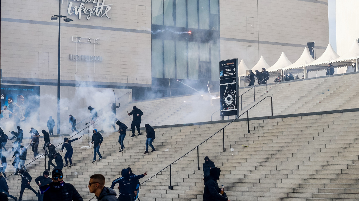 «Μπλόκο» της Ελληνικής Αστυνομίας στους οπαδούς της Μαρσέιγ