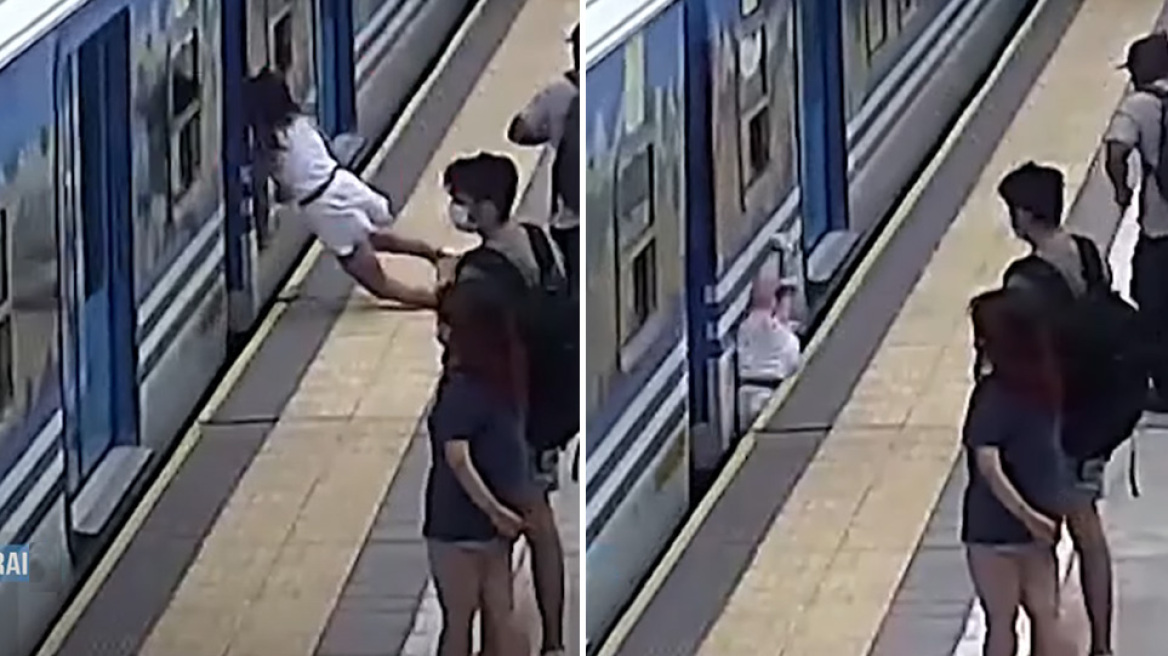 Βίντεο: Γυναίκα λιποθυμά, πέφτει στις γραμμές του τρένου και βγαίνει ζωντανή