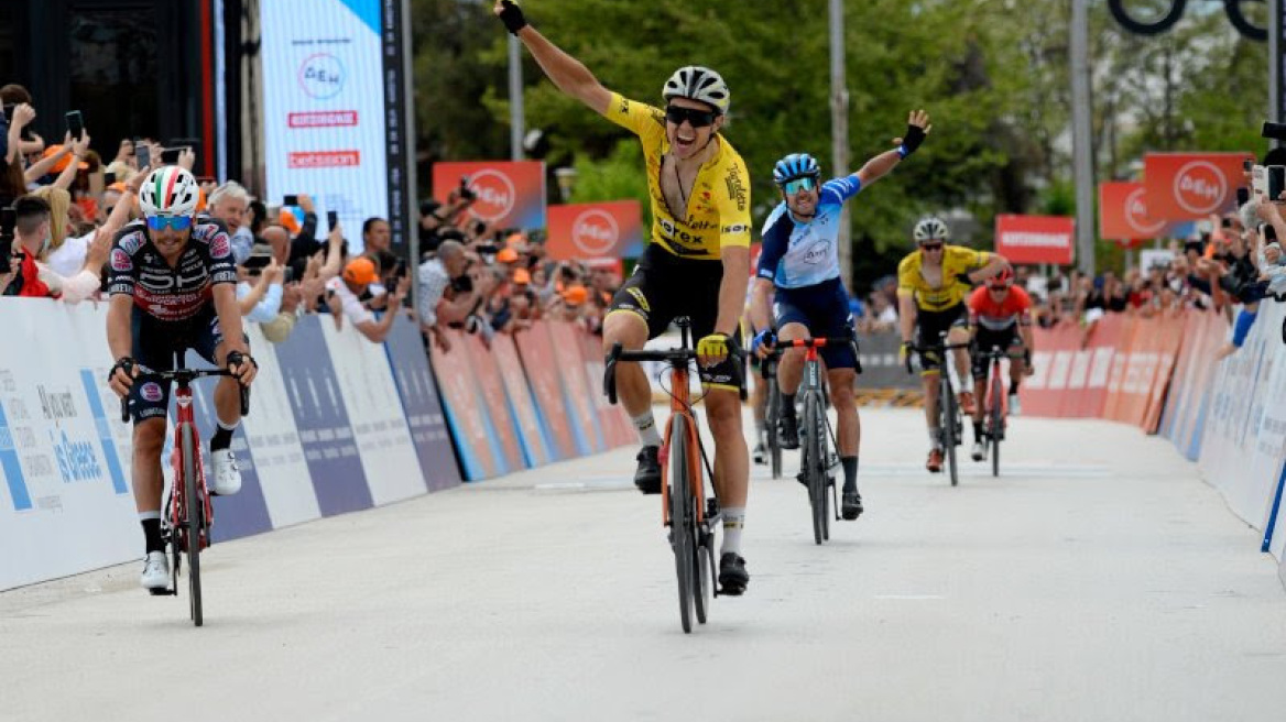  ΔΕΗ Ποδηλατικός Γύρος Ελλάδας: Συναρπαστικό φινάλε στο 3ο ετάπ με νικητή τον Βέλγο Λένερτ Τόιχελς