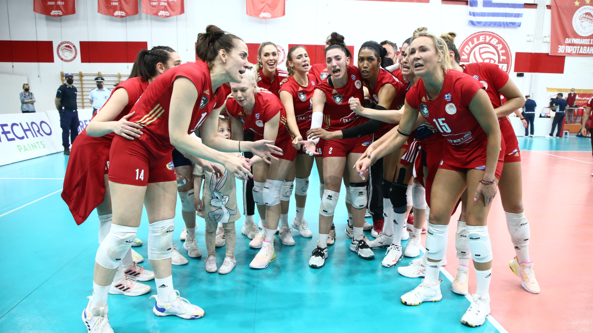  Βόλεϊ γυναικών, Ολυμπιακός - Παναθηναϊκός 3-1: Μια νίκη μακριά από το πρωτάθλημα 