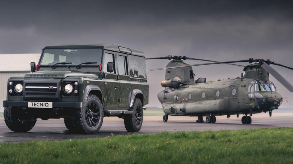 To Land Rover Defender τιμά το θρυλικό Chinook