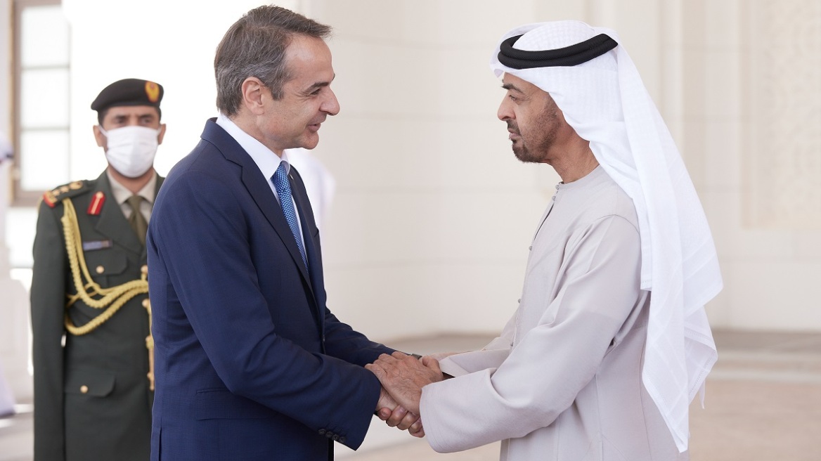 Μητσοτάκης: Πρωτοσέλιδο στα Ηνωμένα Αραβικά Εμιράτα η επίσκεψή του στο Άμπου Ντάμπι