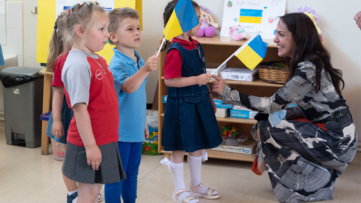 Τα εκπαιδευτήρια Δούκα γιόρτασαν την Ημέρα της Νίκης της Ουκρανίας στον Β’ Παγκόσμιο Πόλεμο