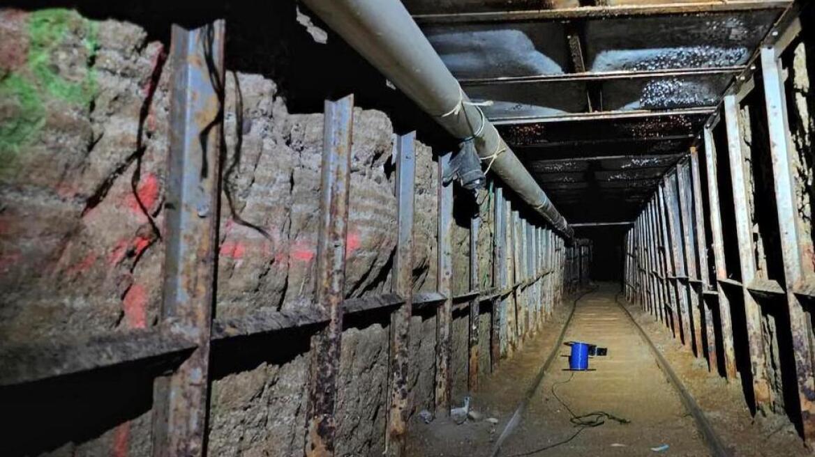 Σήραγγα διακίνησης ναρκωτικών μήκους 530 μέτρων βρέθηκε στα σύνορα ΗΠΑ-Μεξικού