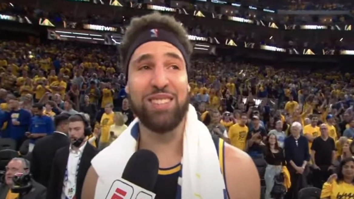 «Λύγισε» ο Κλέι Τόμπσον: «Δεν υπάρχουν λέξεις, περίμενα πώς και πώς αυτήν την ημέρα»