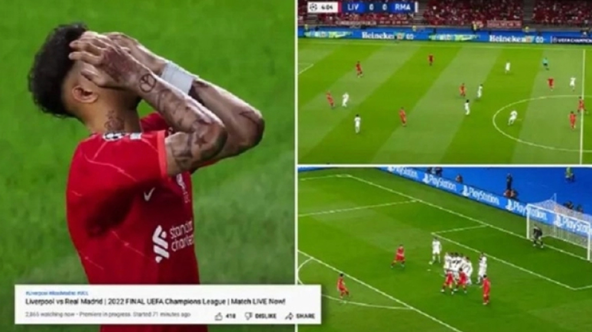 Λίβερπουλ - Ρεάλ Μαδρίτης: Χιλιάδες οπαδοί έβλεπαν Pro Evolution Soccer στο YouTube νομίζοντας ότι είναι ο τελικός