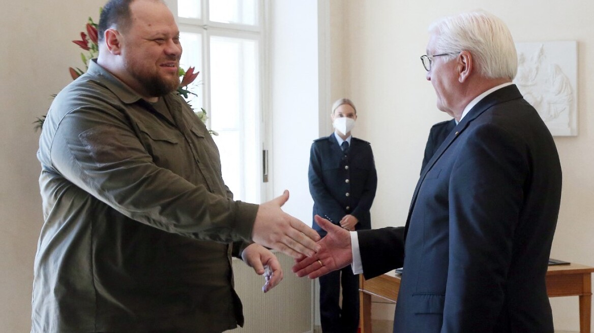 Στο Βερολίνο ο πρόεδρος του ουκρανικού κοινοβουλίου - Απηύθυνε πρόσκληση στον Σολτς να επισκεφθεί το Κίεβο