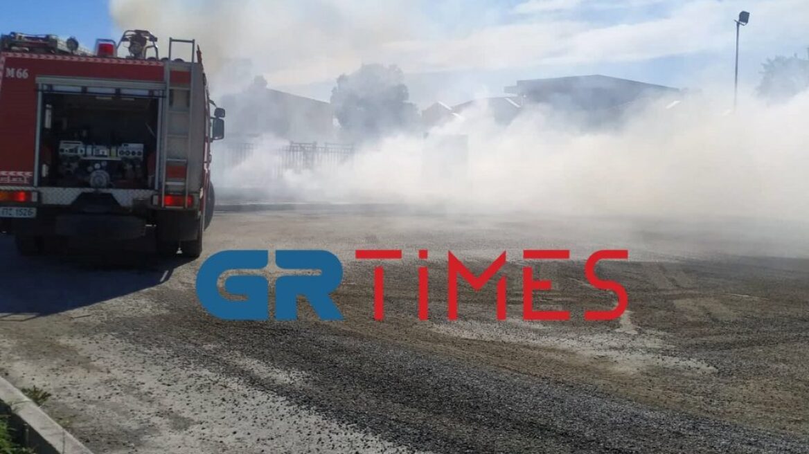 Φωτιά σε πεδίο βολής στη Θεσσαλονίκη - Ξεκίνησε μετά από άσκηση
