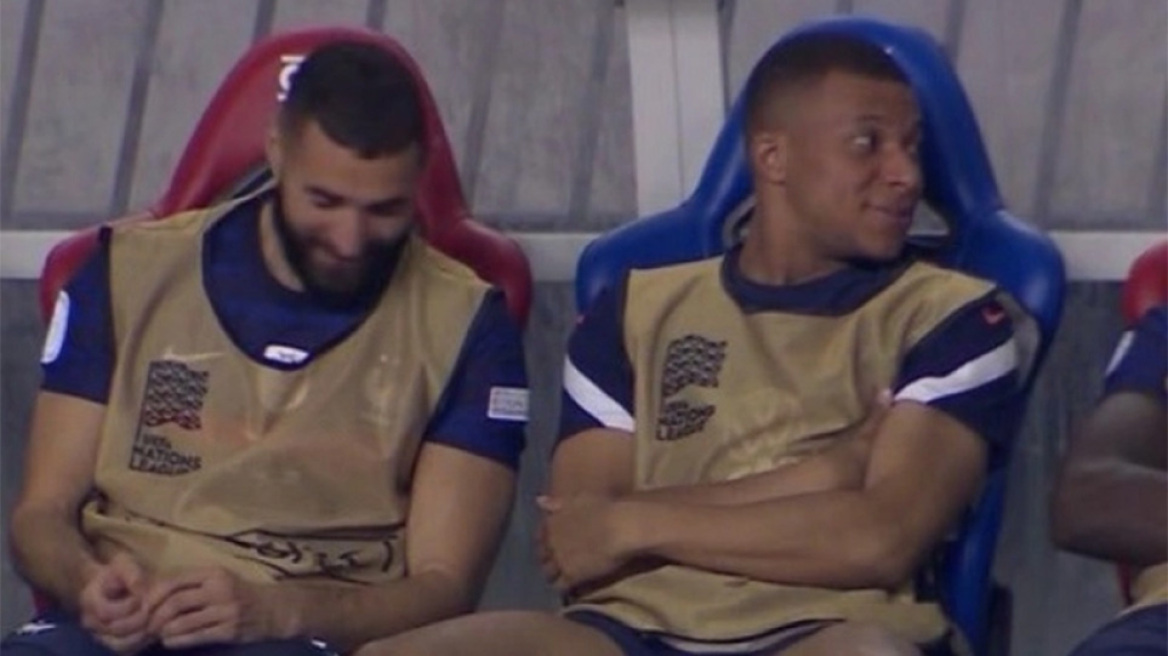 Μπενζεμά – Μπαπέ: Έμειναν στον πάγκο και... ποιος ξέρει τι συζητούσαν