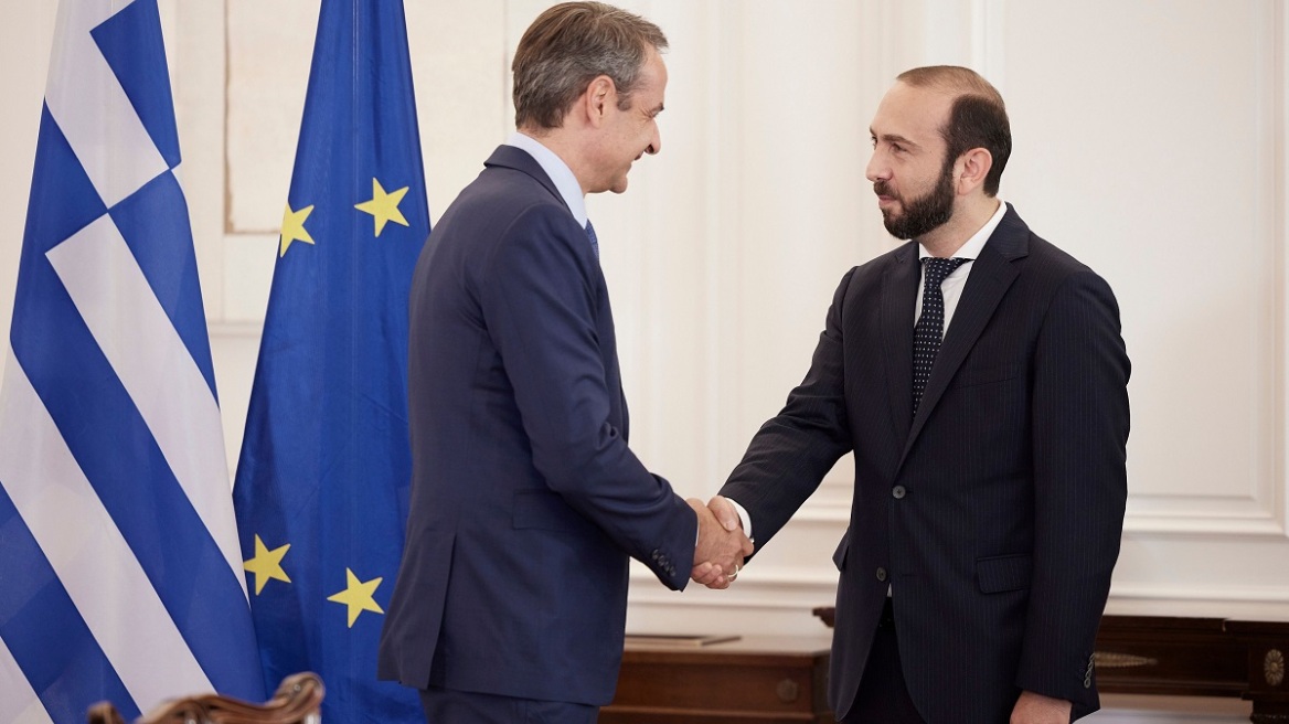 Μητσοτάκης: Υποδέχτηκε τον ΥΠΕΞ της Αρμενίας - Επιβεβαιώθηκε η άριστη συνεργασία των δυο χωρών