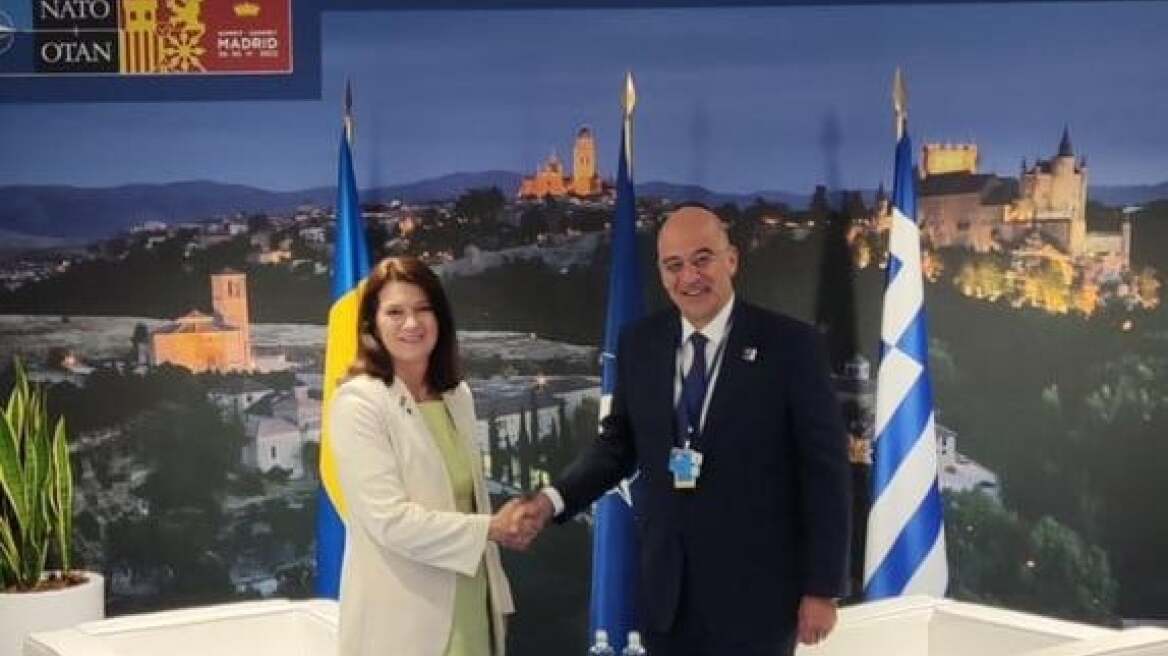  Δένδιας από Μαδρίτη: Η Ελλάδα υποστηρίζει το αίτημα Σουηδίας και Φινλανδίας για ένταξη στο ΝΑΤΟ